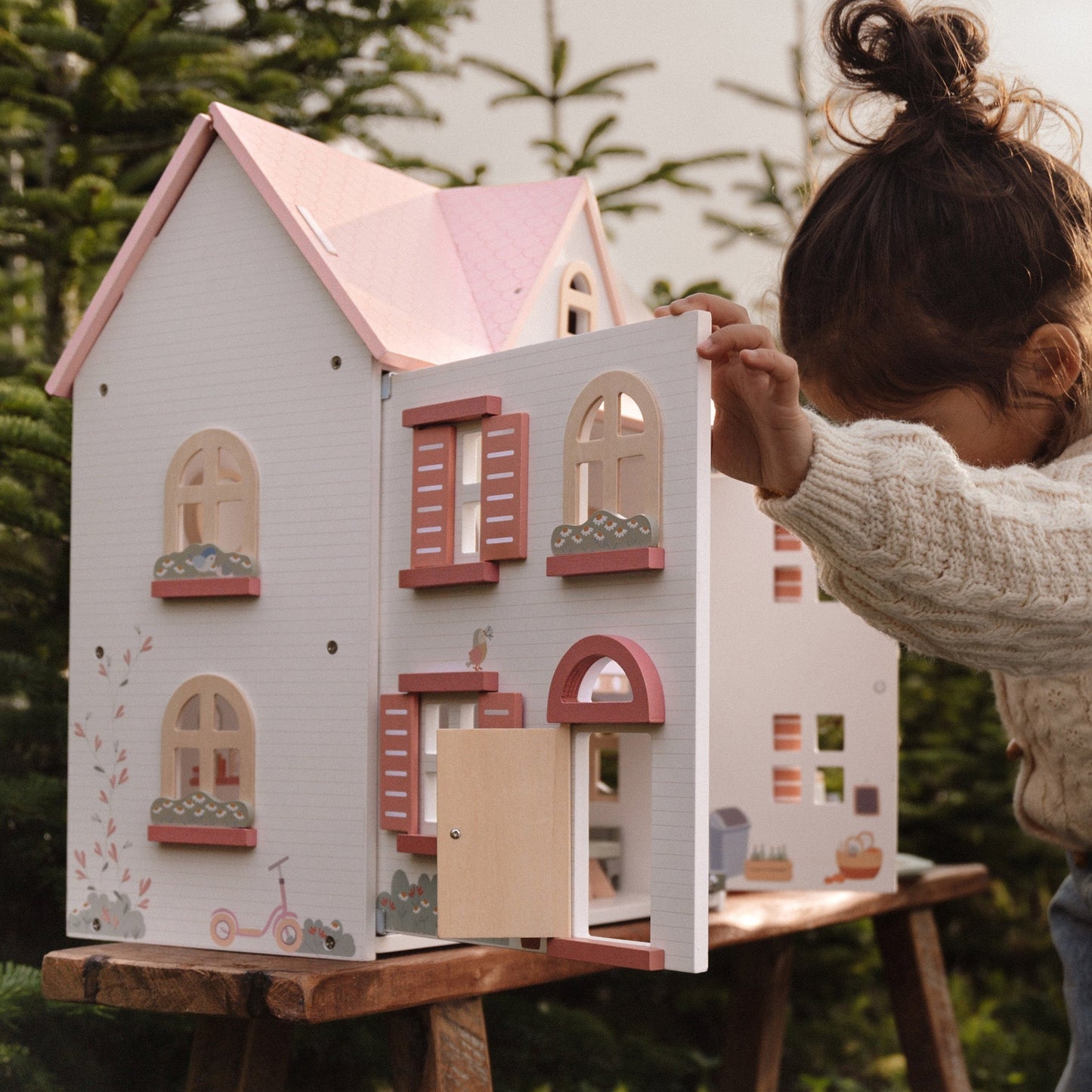 Medium Wooden Doll House