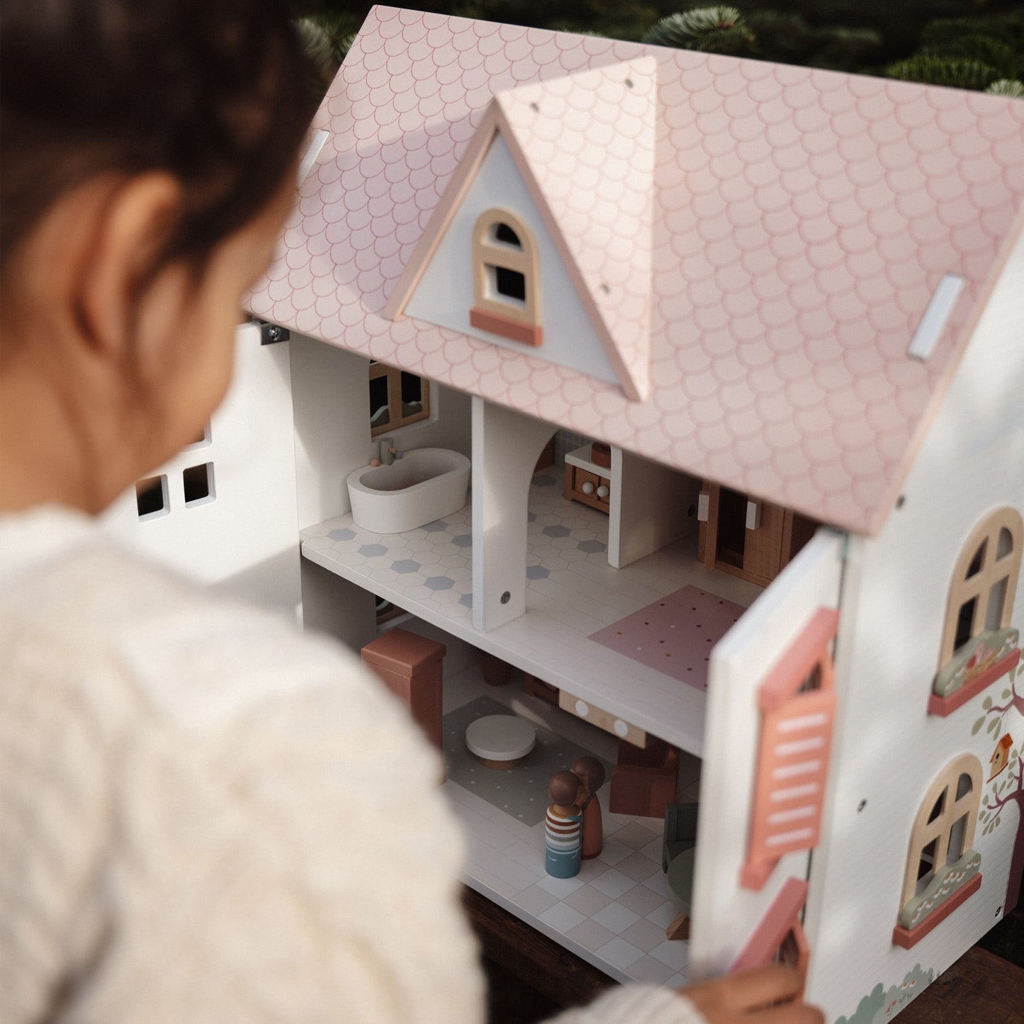 Medium Wooden Doll House