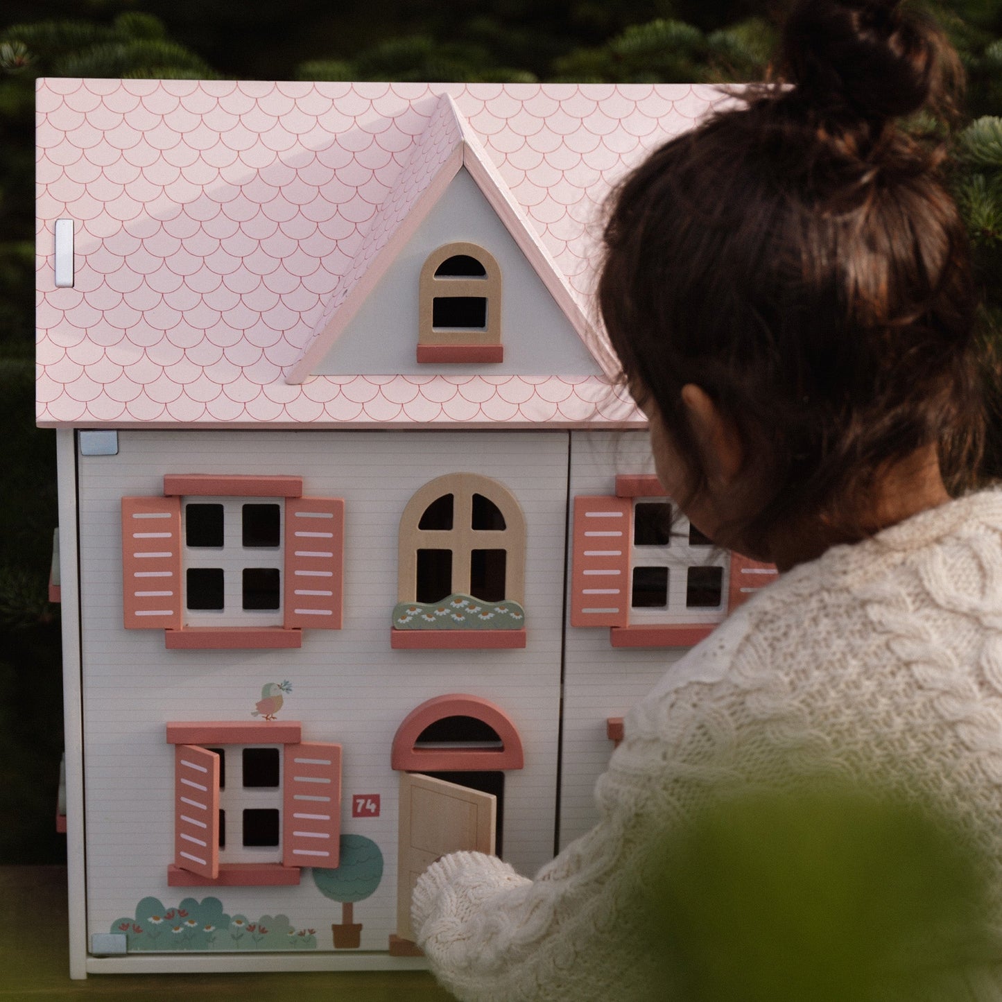 Medium Wooden Doll House