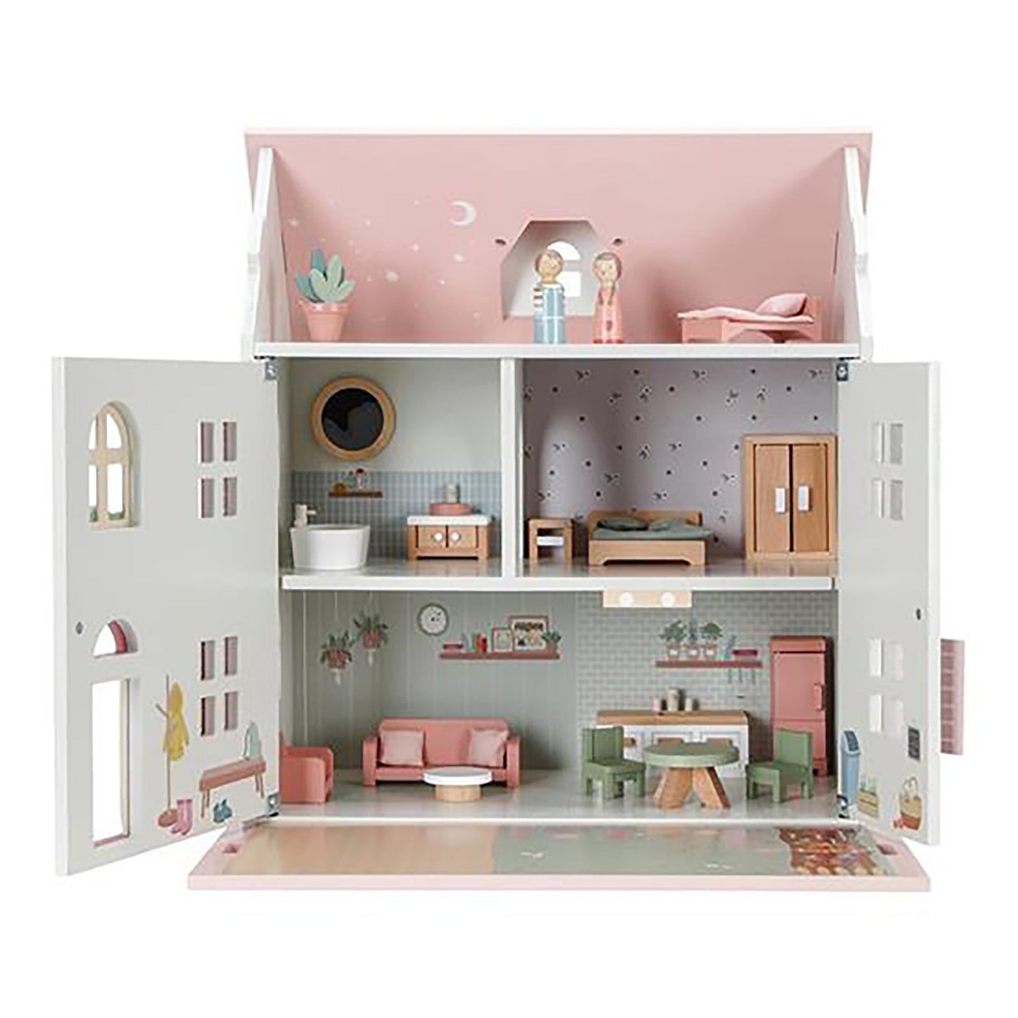 Medium Wooden Doll House