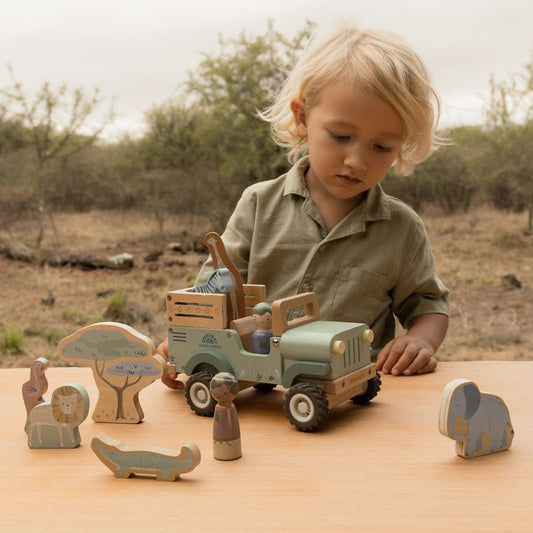 Safari Car with Animals