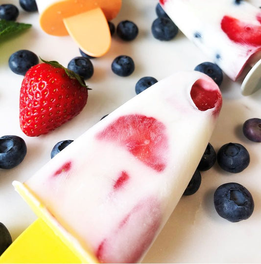 Fruity Yogurt Popsicles