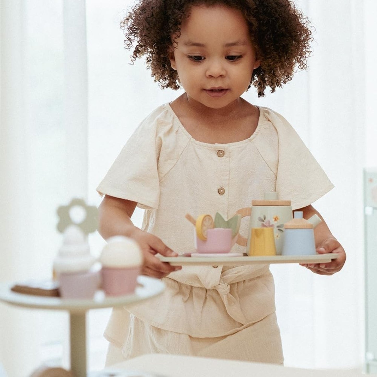 Wooden Tea Set