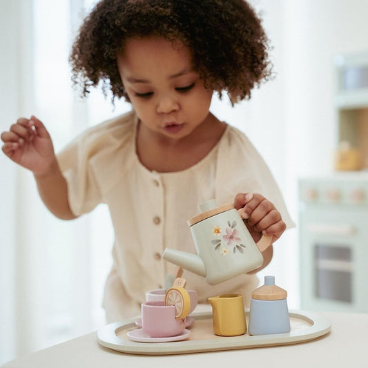 Wooden Tea Set