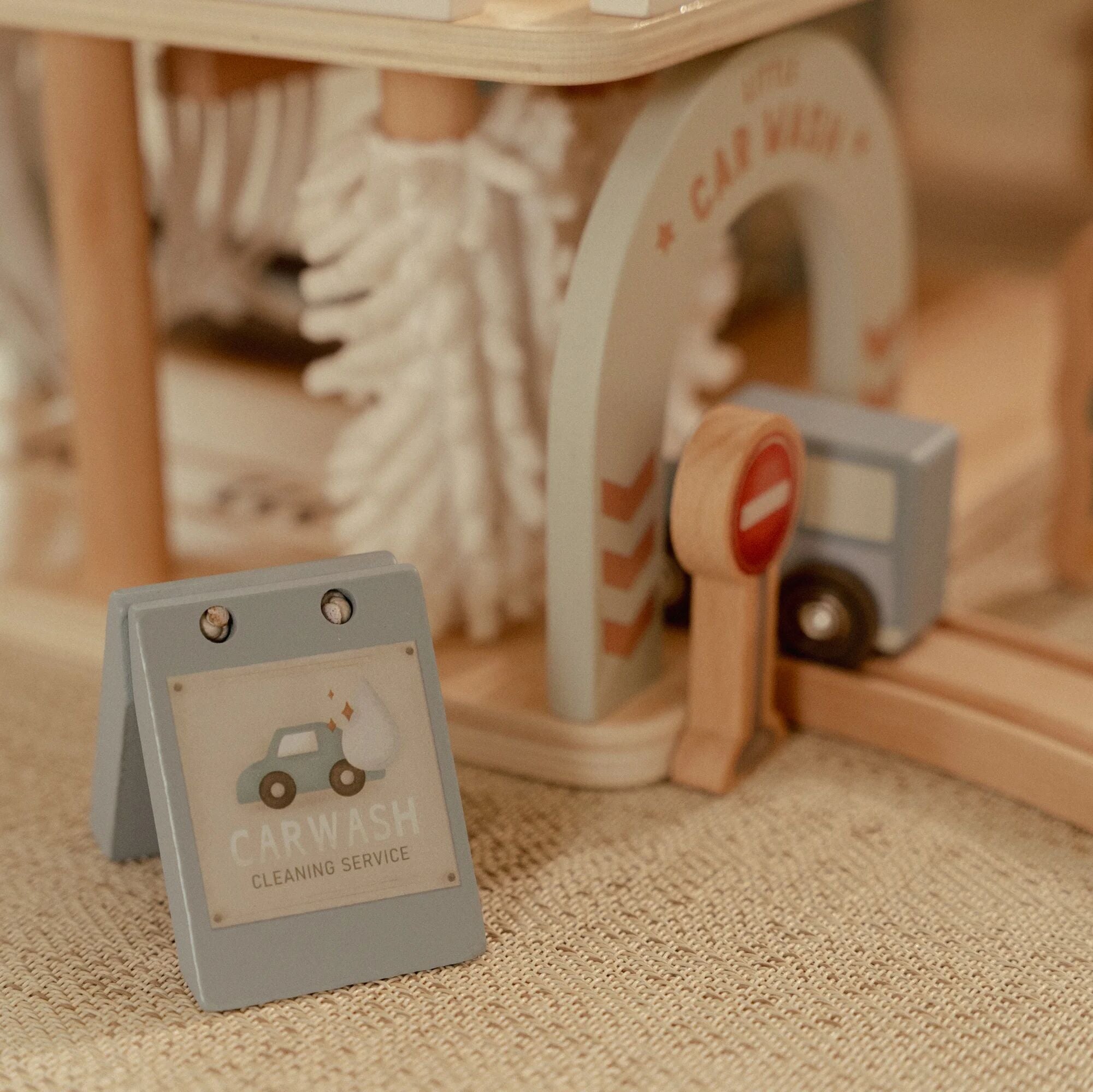Wooden Play Garage | Wooden Vehicles – Little Dutch Aus