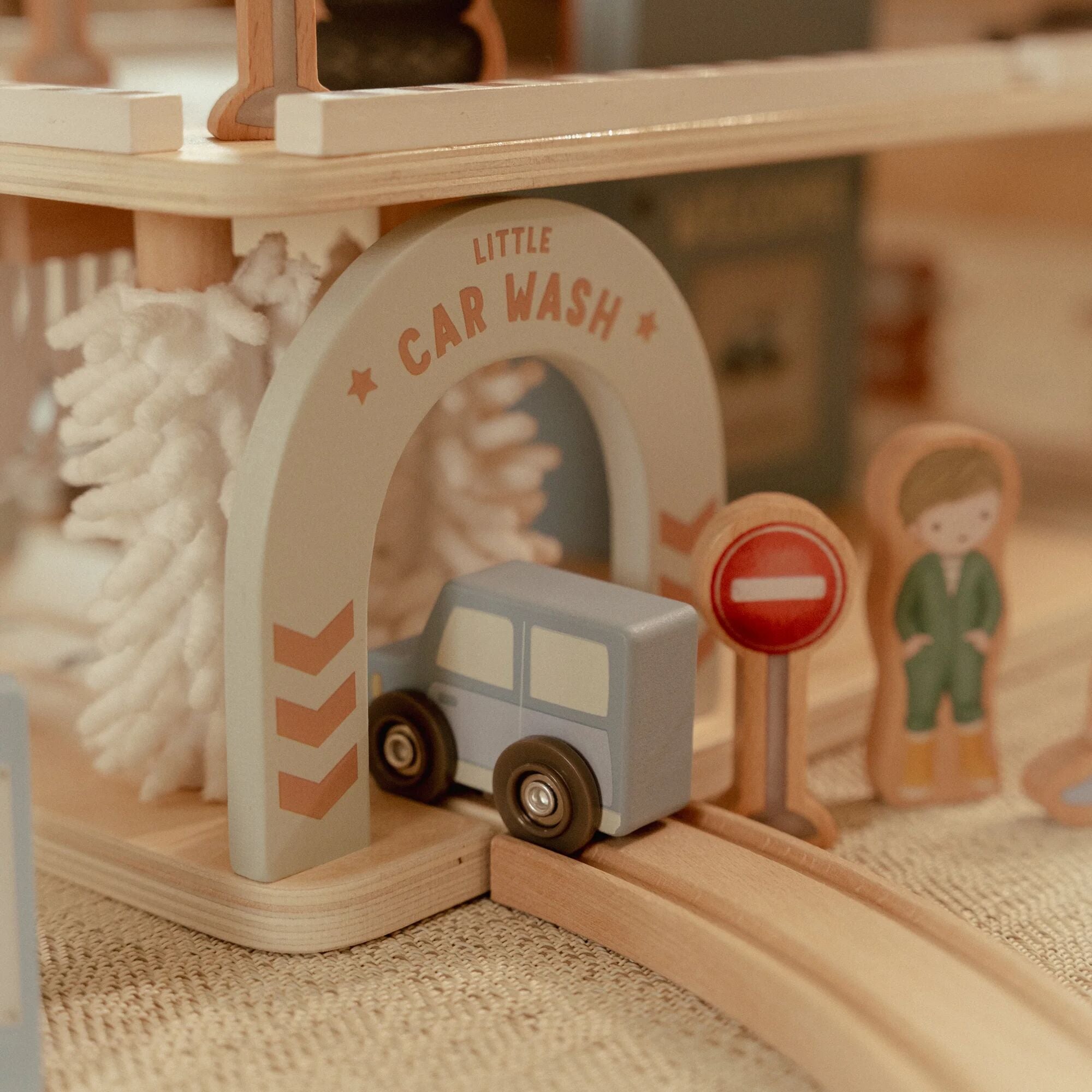 Wooden Play Garage | Wooden Vehicles – Little Dutch Aus