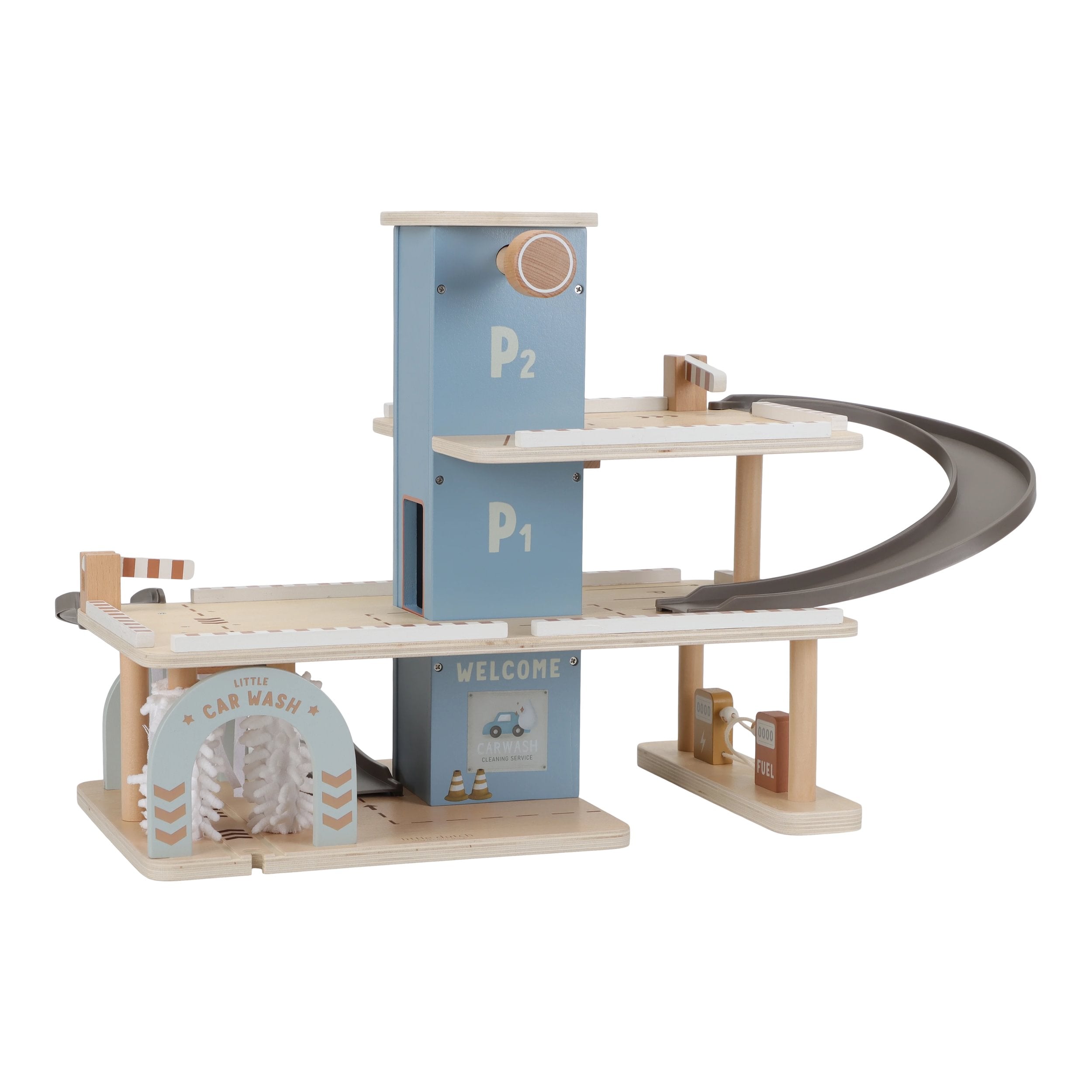 Wooden Play Garage | Wooden Vehicles – Little Dutch Aus