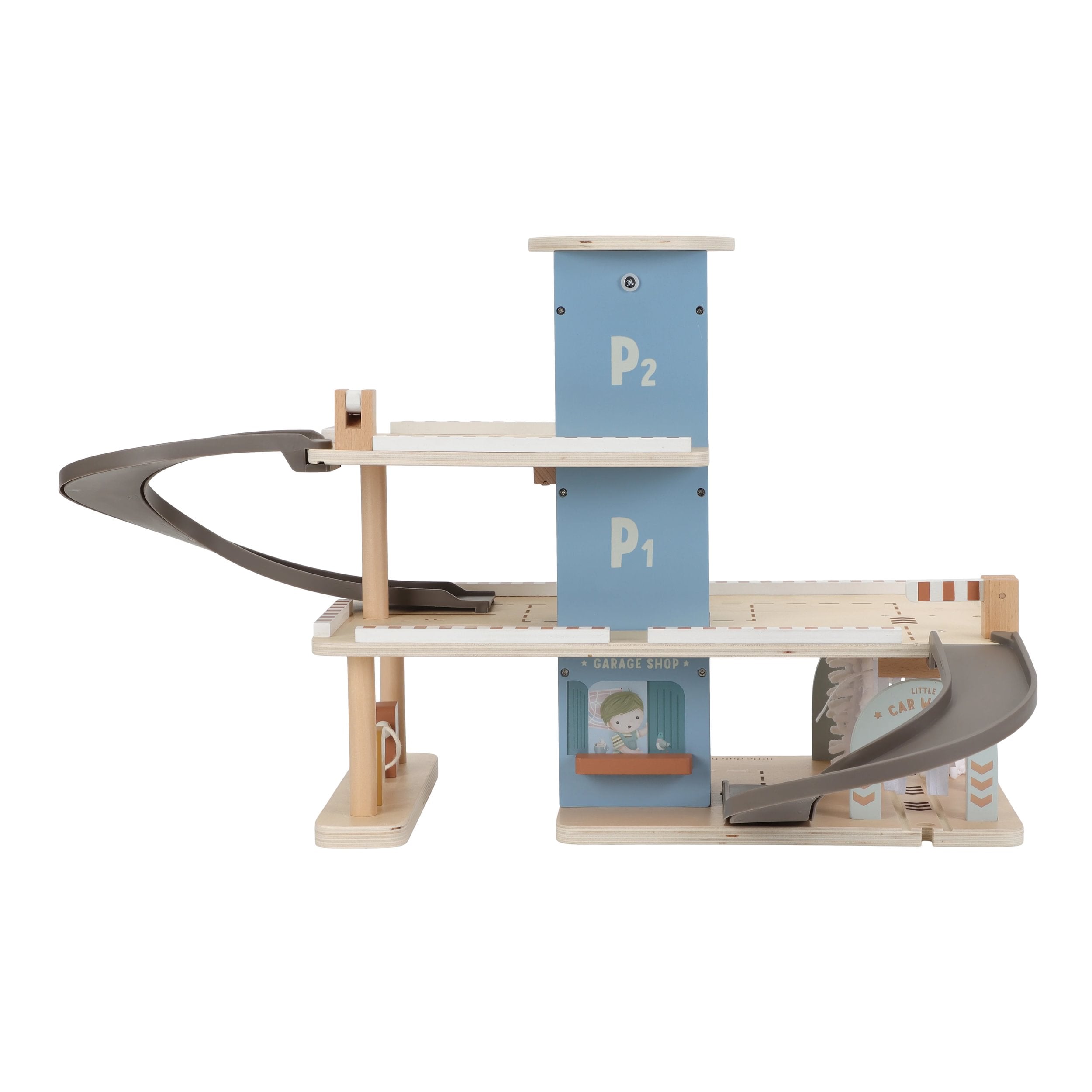 Wooden Play Garage | Wooden Vehicles – Little Dutch Aus