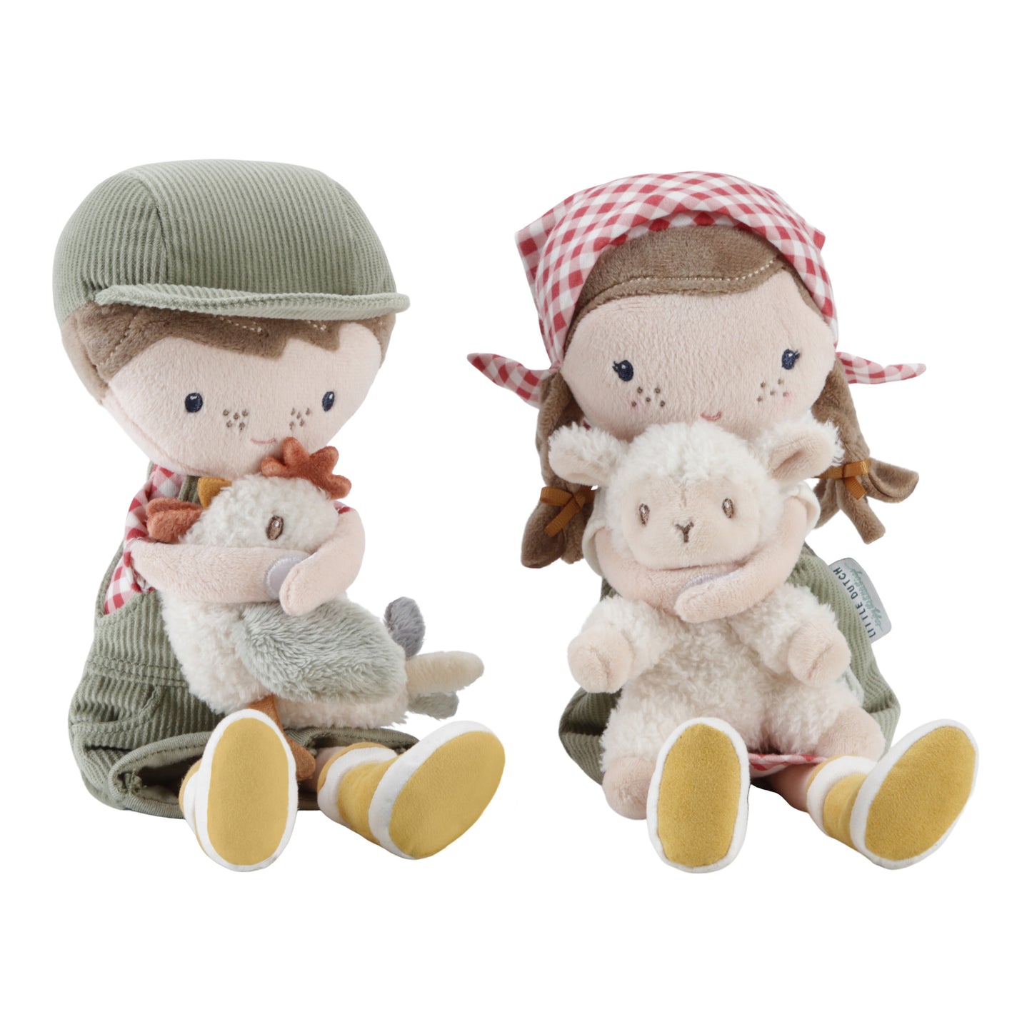 Little Dutch Plush Cuddle Doll Farmer Rosa With Sheep 25cm Baby Toy