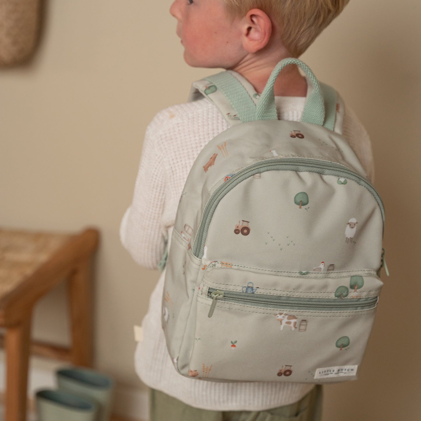 Little Dutch Little Farm Kids School Backpack