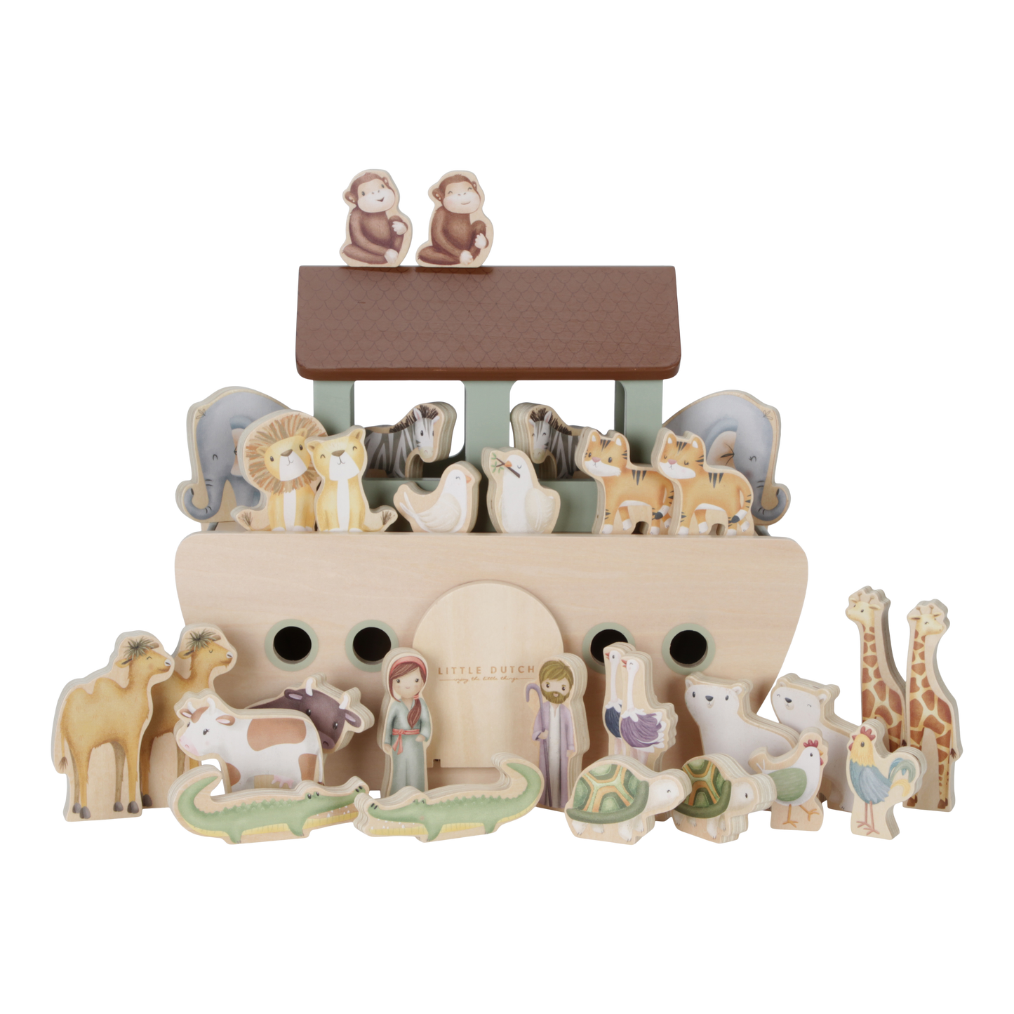 Little Dutch Noah's Ark Kids Wooden Playset