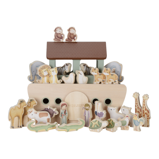 Little Dutch Noah's Ark Kids Wooden Playset