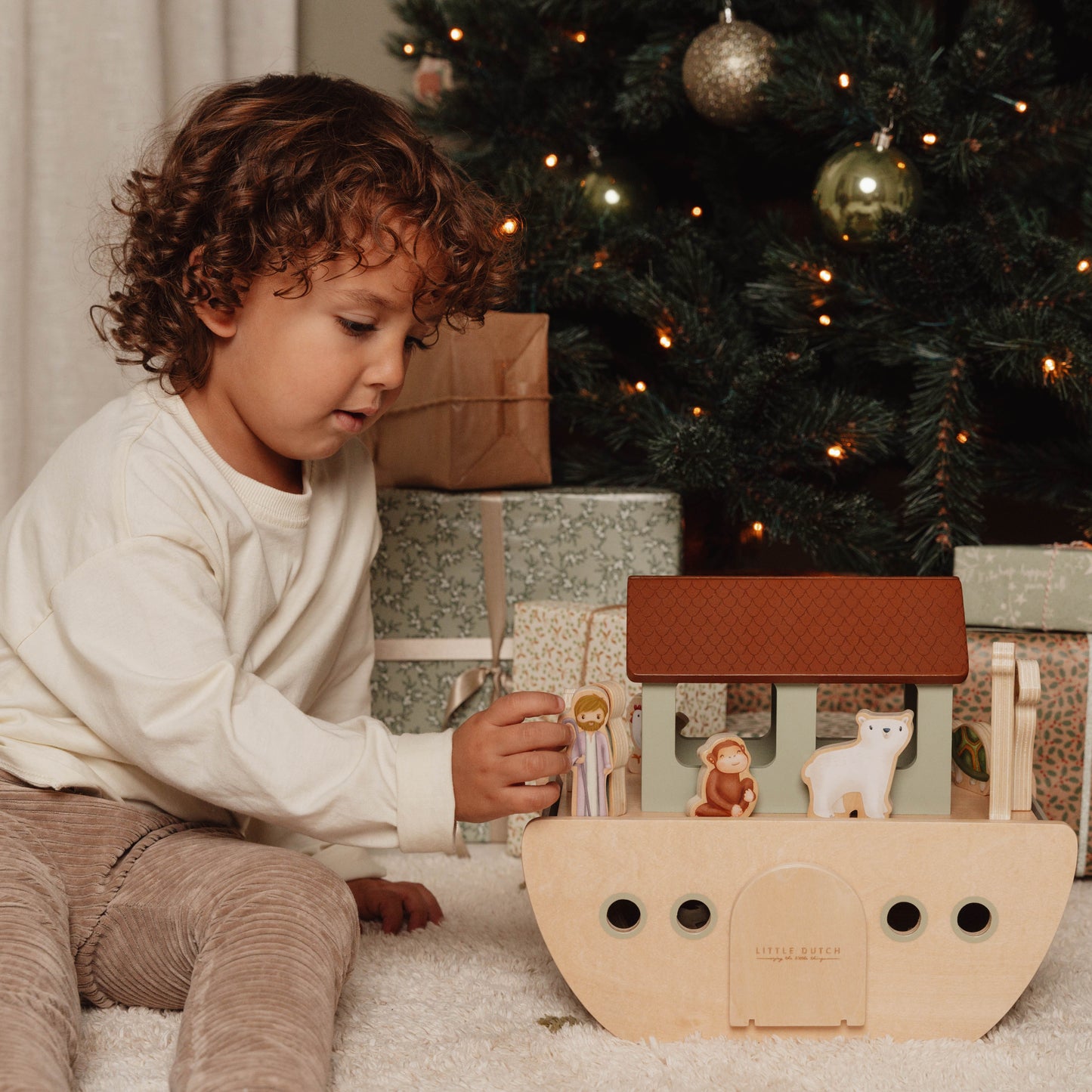 Noah's Ark Kids Wooden Playset