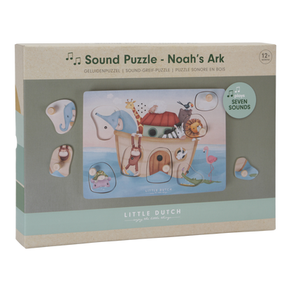 Little Dutch Wooden Sound Puzzle Noah's Ark