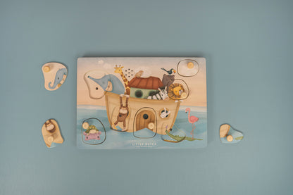 Little Dutch Wooden Sound Puzzle Noah's Ark