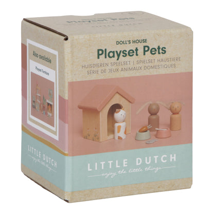 Little Dutch Wooden Doll's House Pet Expansion Set