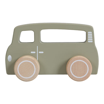 Little Dutch Wooden Driveable Van With Solid Wooden Wheels