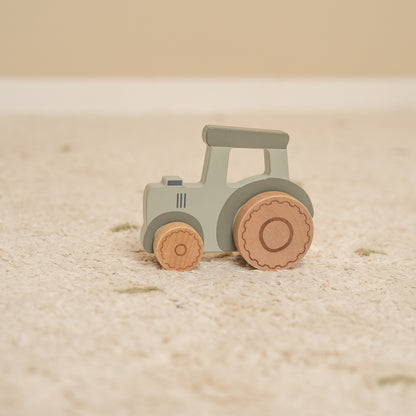 Little Dutch Little Farm Wooden Tractor Baby Toy