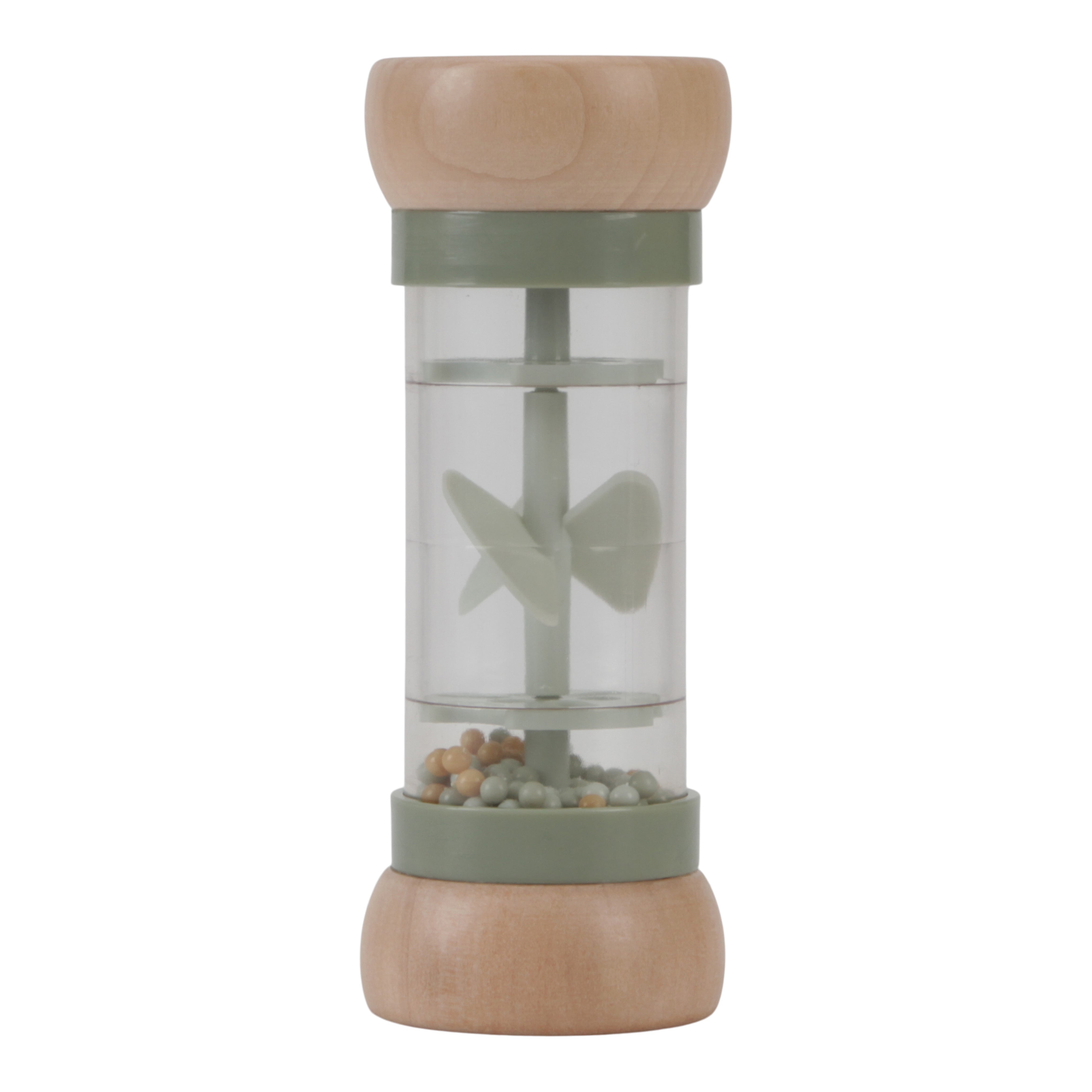 Wooden Rain Rattle - Little Farm – Little Dutch Aus