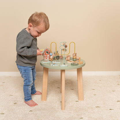 Little Dutch Little Farm Baby Kids Activity Table Centre