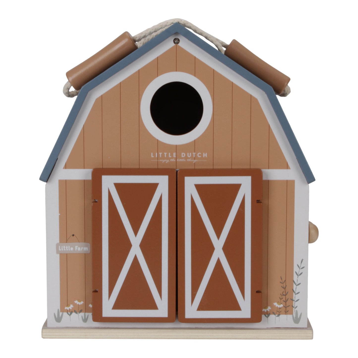 Little Dutch Little Farm Portable Farmhouse Kids Playhouse Barn