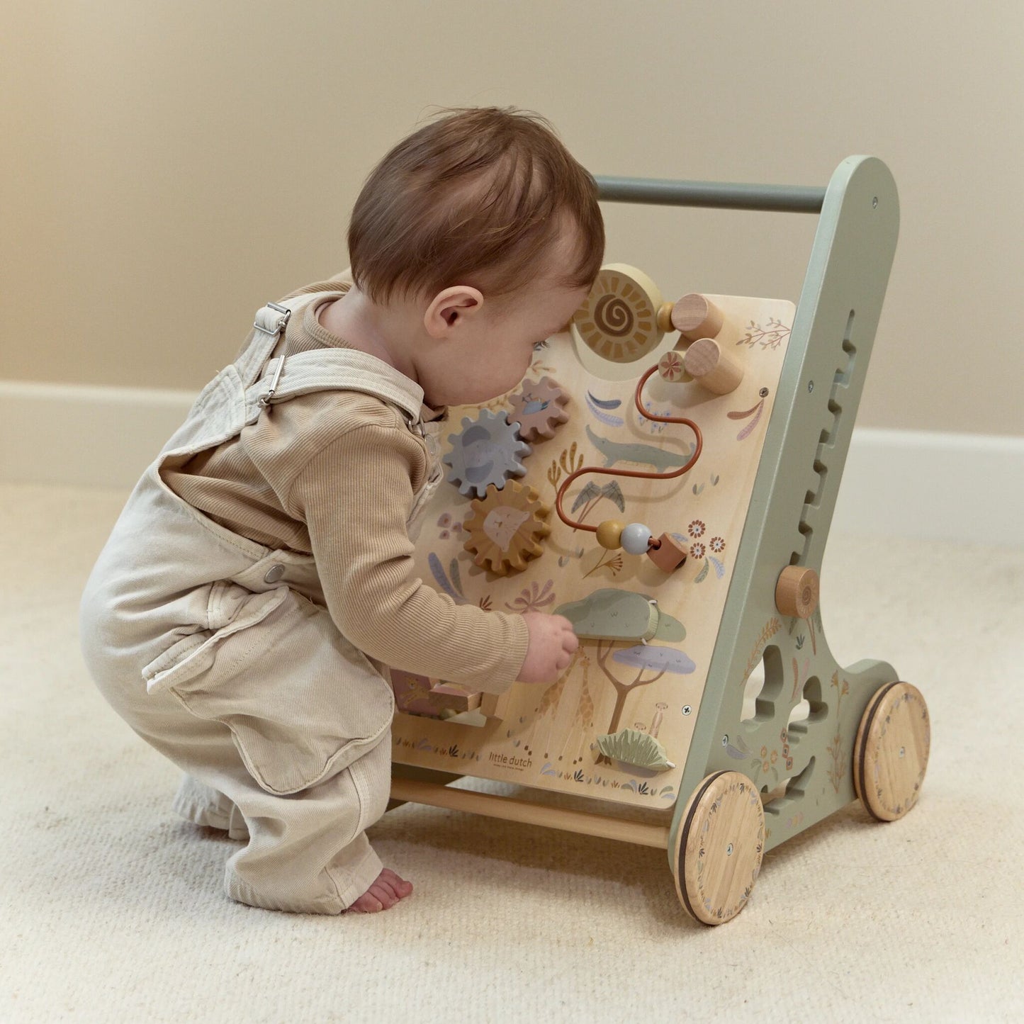 Wooden Baby Activity Walker