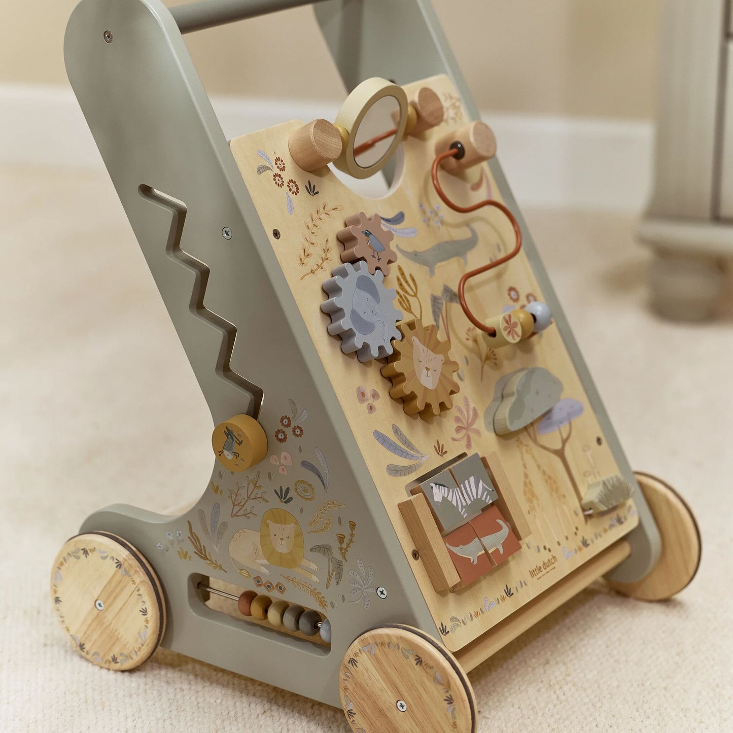 Wooden Baby Activity Walker