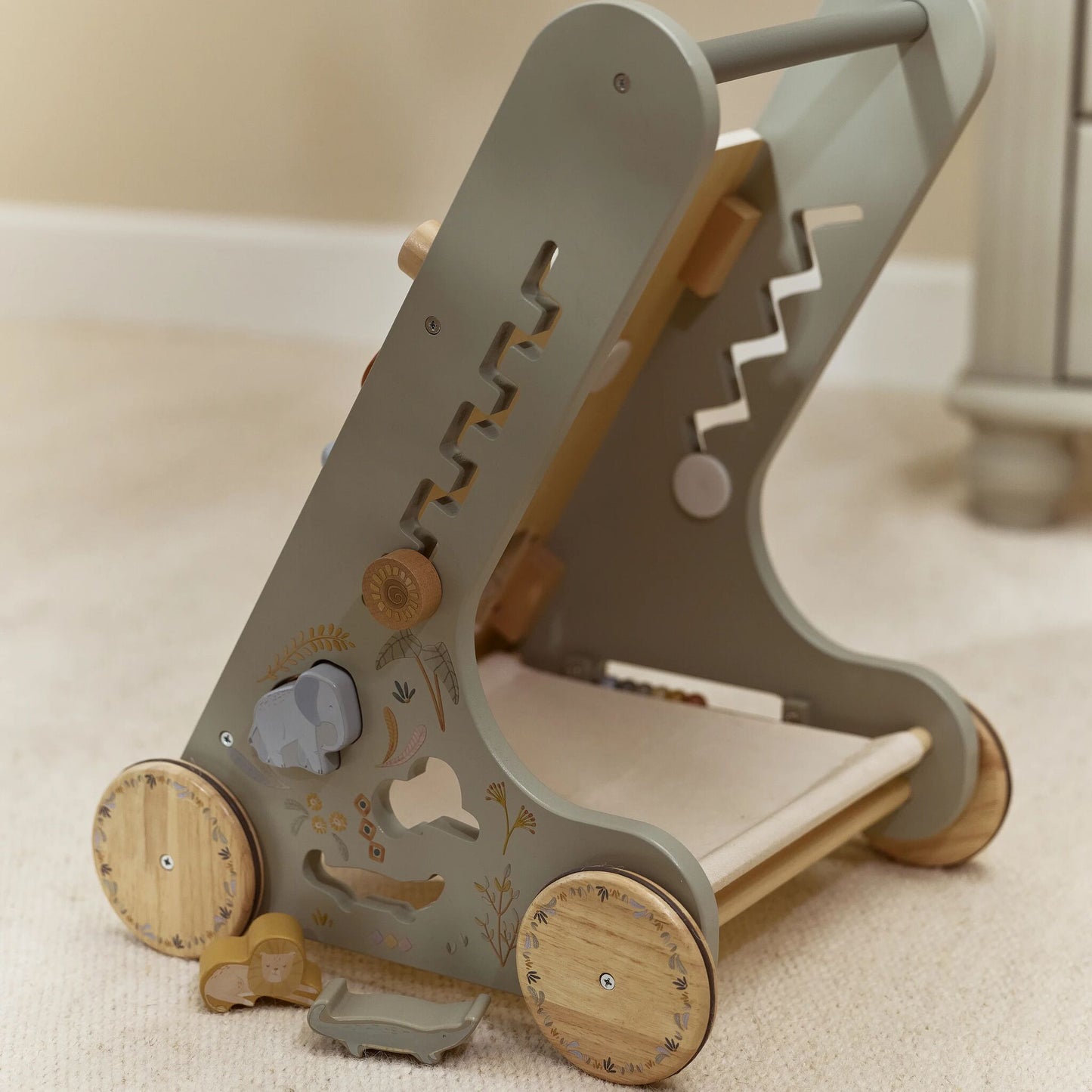 Wooden Baby Activity Walker
