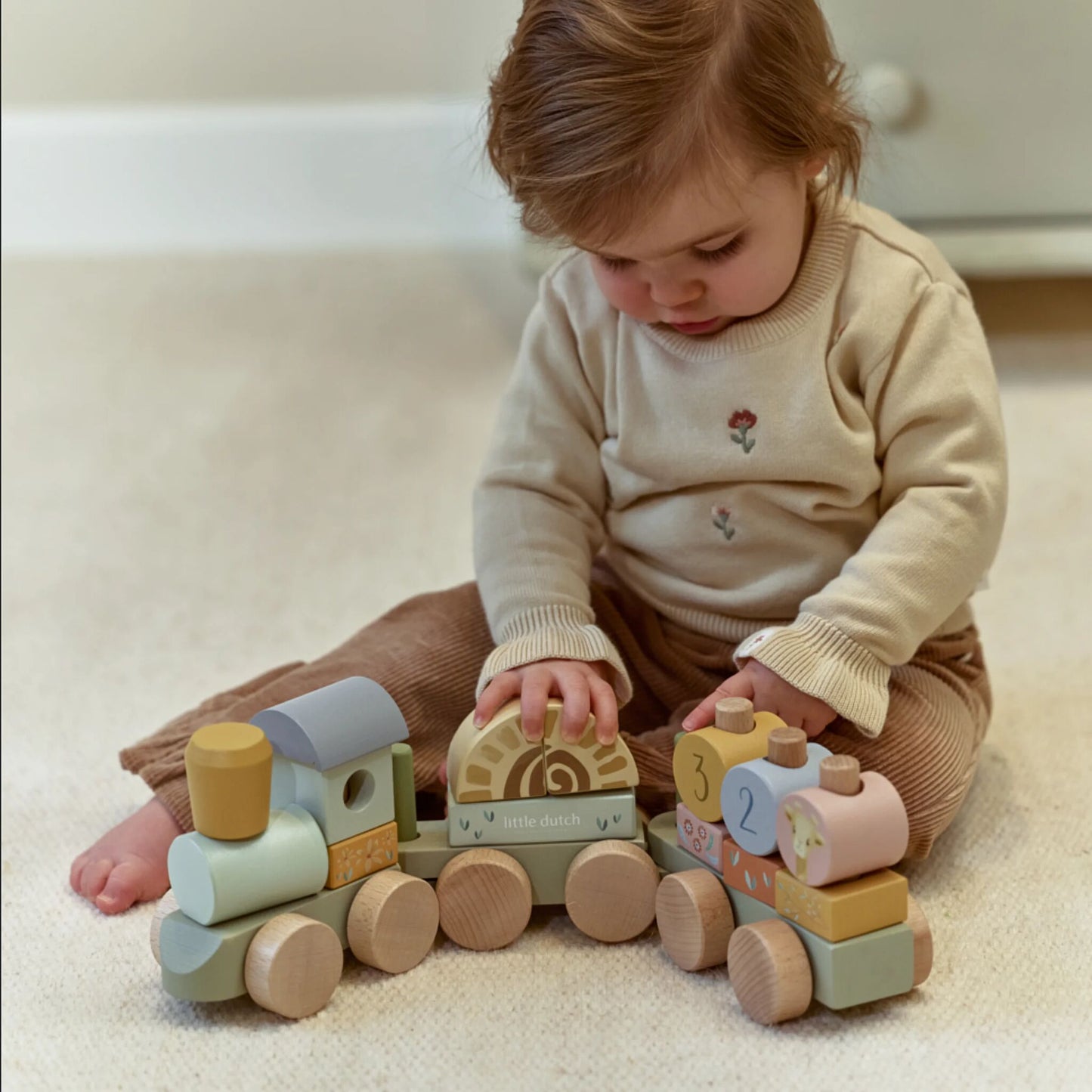 Wooden Block Train