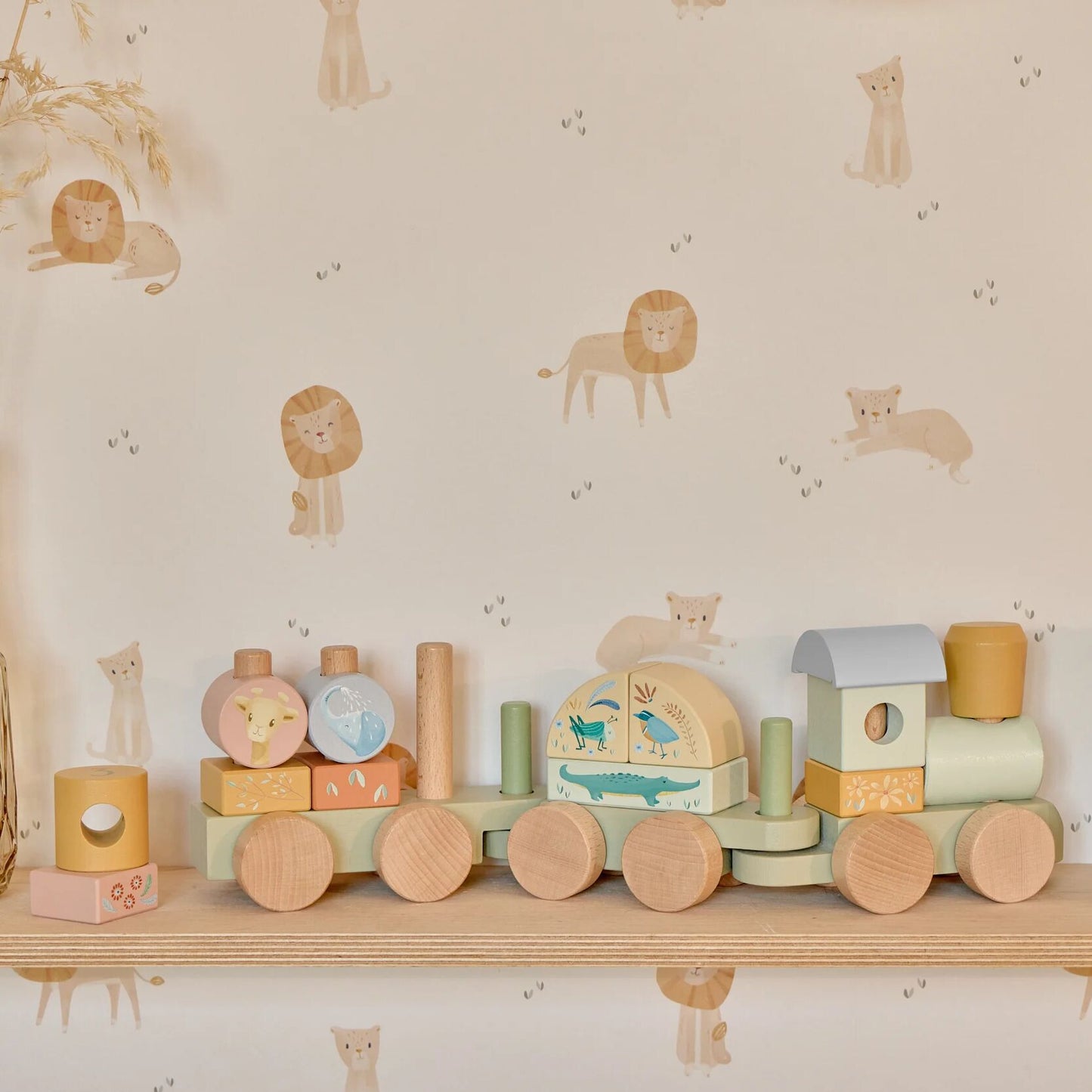 Wooden Block Train