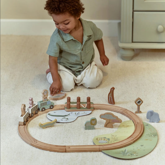 Wooden Train Set