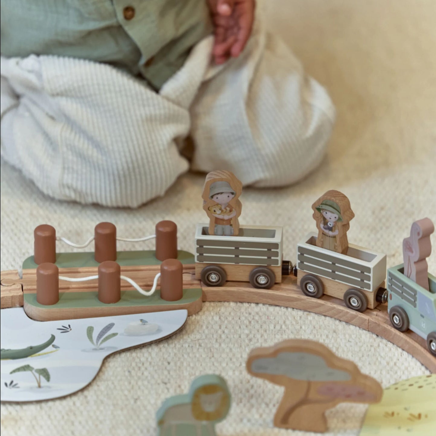 Wooden Train Set