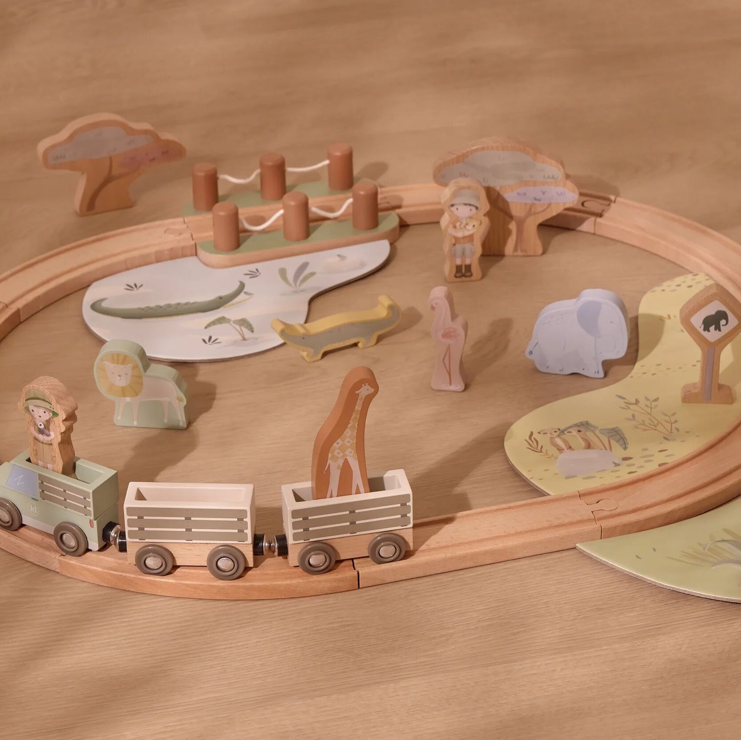 Wooden Train Set