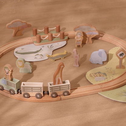 Wooden Train Set