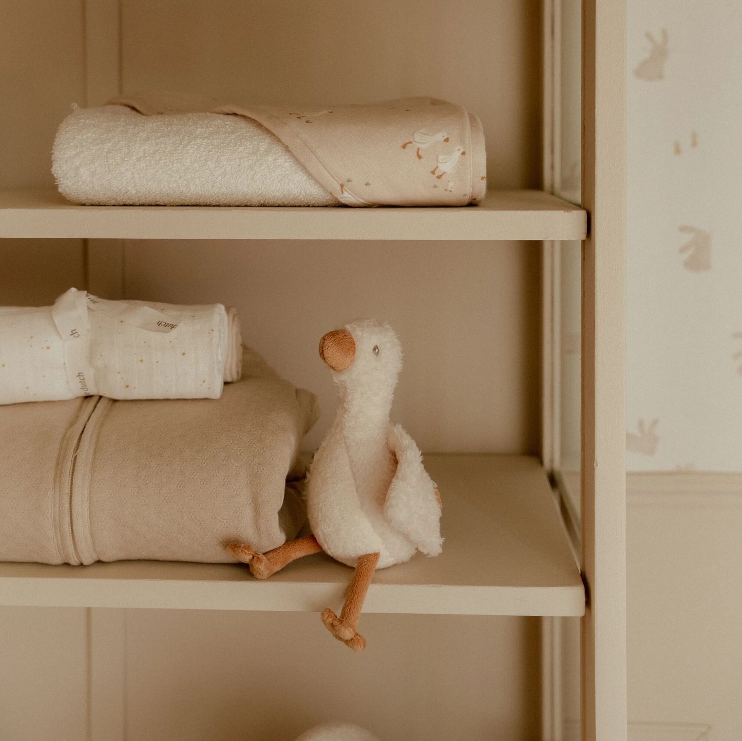 Newborn Naturals Cuddle Baby Goose 17cm