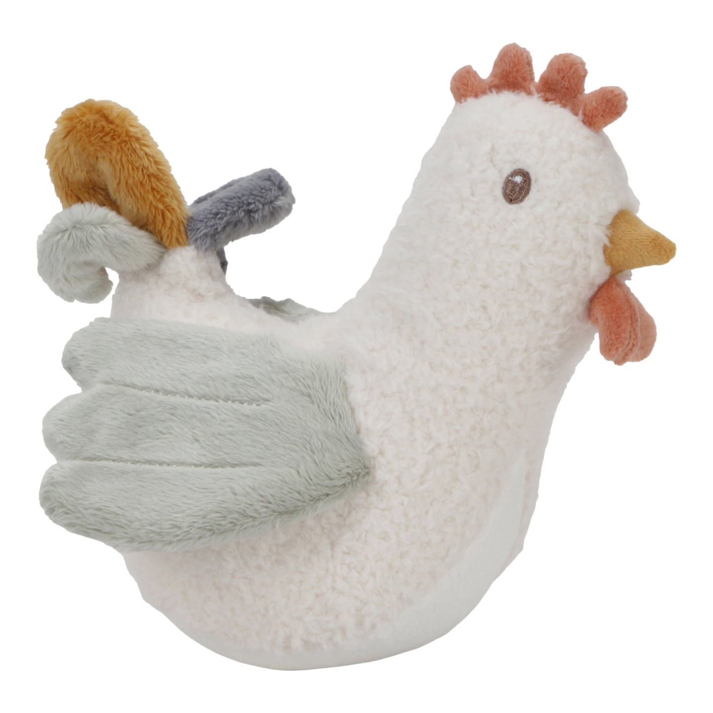 Little Dutch Little Farm Tumbler Chicken Baby Soft Toy