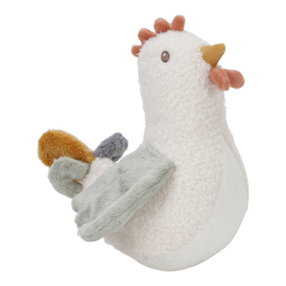 Little Dutch Little Farm Tumbler Chicken Baby Soft Toy