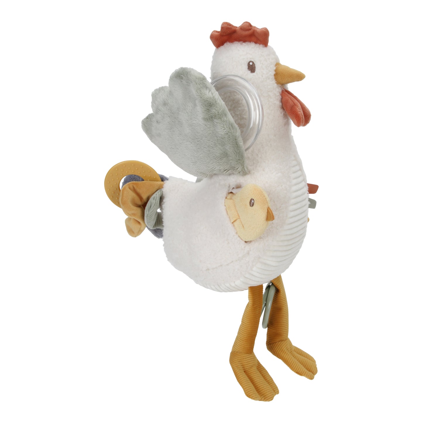 Little Dutch Little Farm Activity Chicken 25cm Plush Baby Toy