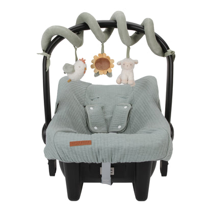 Little Dutch Little Farm Baby Cot Pram or Car Seat Activity Spiral