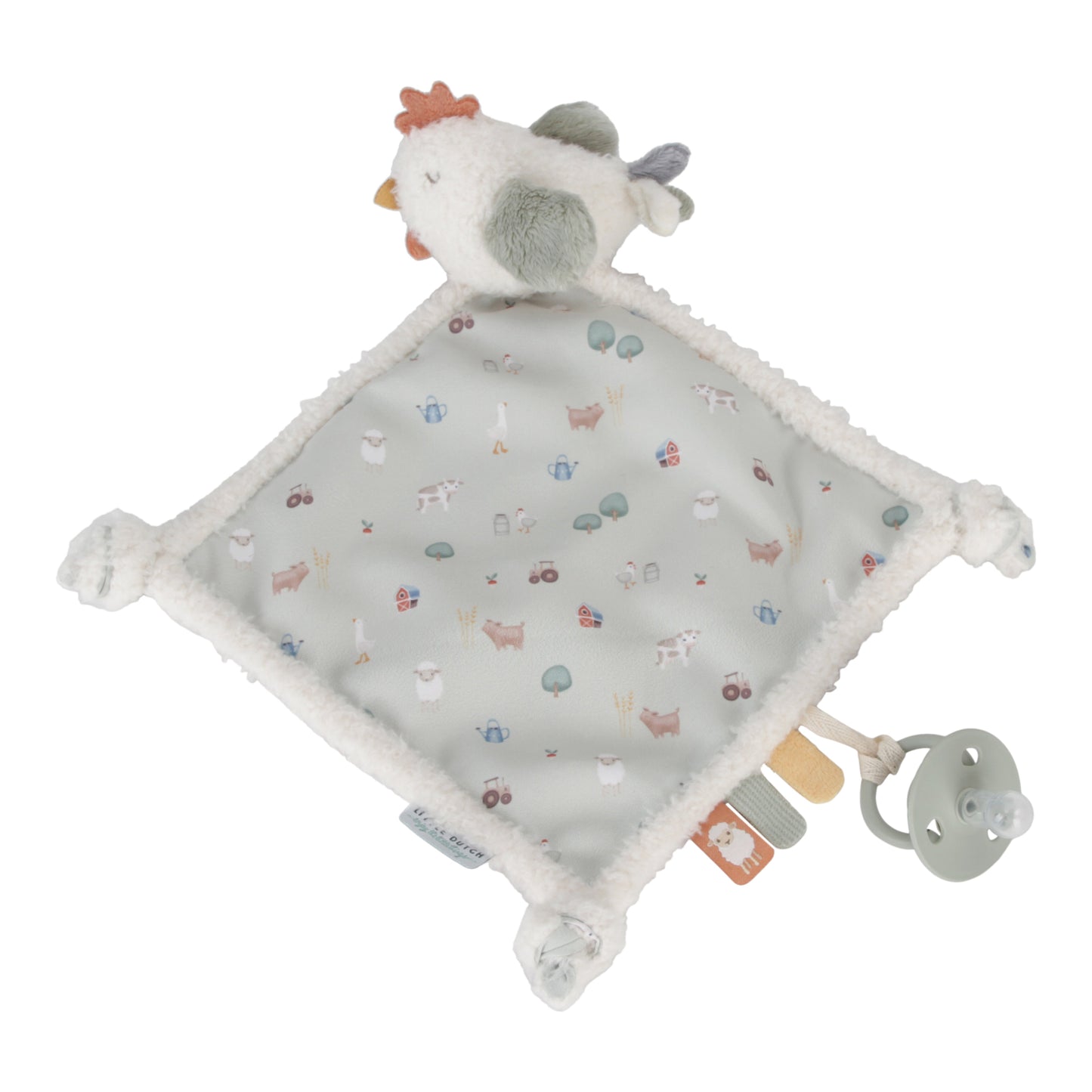 Little Farm Cuddle Cloth Chicken