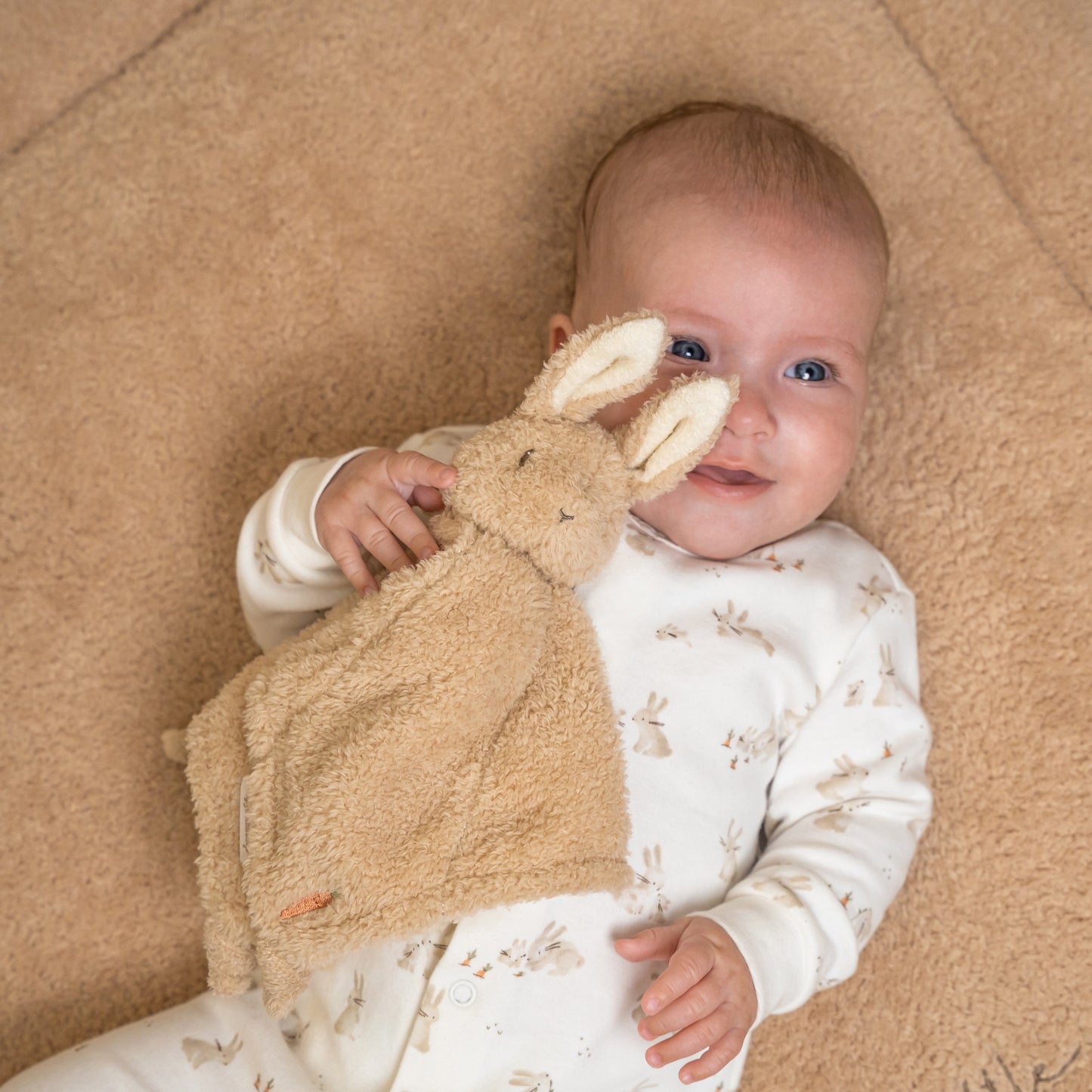 Little Dutch Baby Bunny Cuddle Cloth Bunny Plush Comforter