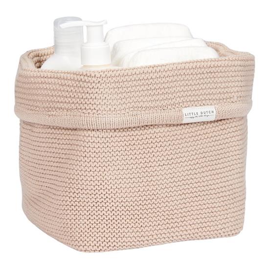 Little Dutch Knitted Storage Basket - Small - Beige