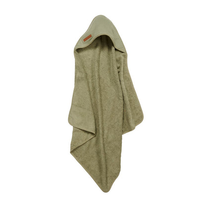 Little Dutch Hooded Towel - Pure Olive