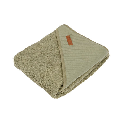 Little Dutch Hooded Towel - Pure Olive