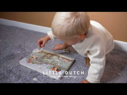 Little Dutch Little Farm Wooden Sound Puzzle Baby Activity Toy