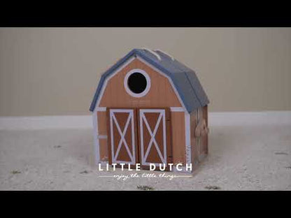 Little Dutch Little Farm Portable Farmhouse Kids Playhouse Barn